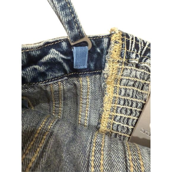 NWT Tractr Denim Corset Top Size Small - Picture 4 of 11